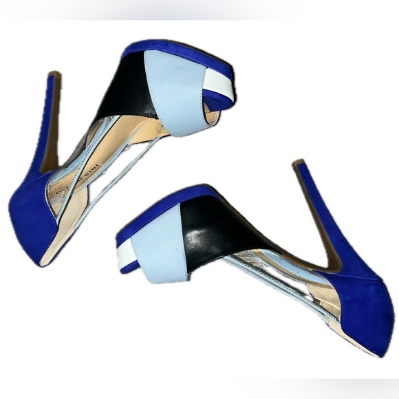 00000000_zi_9e701d27-08ba-489d  Gianni Bini Stylish Blue and Black Women\'s Heels, SZ 9M